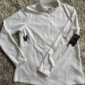 Nike NEW White Dri-FIT Pullover Women’s XL Golf Quarter Zip